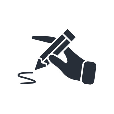 vecteezy hand writing icon editable stroke linear style sign for 49302089